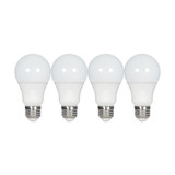 9.5W A19 Medium Base LED Bulb (Pack of 4) 2.36 X 4.33 Inch Length by Satco - S39596_p
