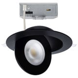 15W LED Round Gimbal Direct Wire Downlight 2.17 X 7.48 Inch Wide by Satco - S11860_p