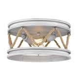 Chatham 2 Light 14 Inch Wide Flush Mount by Golden - 1048-FM