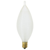 25W C11 Candelabra Base Bulb 1.38 Inch Wide and 4 Inch Length by Satco - S3403_p