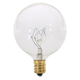 120V 25W G16.5 Candelabra Base Bulb 2.06 Inch Wide X 3 Inch Length by Satco - S3244_p