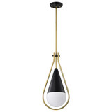 Admiral 1 Light Pendant In Contemporary Style 14 x 6.5 Inches by Nuvo - 60/7902