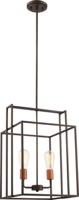 Lake 2 Light Medium Pendant by Nuvo - 60-585LK2S