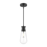 Marcel 1 Light Mini Pendant 11.25 Inch Tall by Alora - PD464001