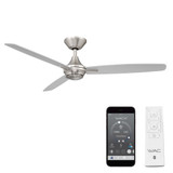 Blitzen 3 Blade Ceiling Fan 12.3 Inches Tall and 54 Inches Wide by WAC  - F-060