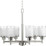 Alexa 6 Light Medium Chandelier by Progress - P4758