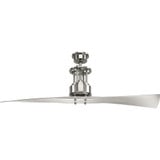 Spades Wide Ceiling Fan Handheld Remote 56 Inch wide by Progress - P2570