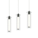 Bari 15W 3 LED Linear Pendant 15 Inch Tall and 36 Inch Wide by AFX - BRIP04LAJUDLNR3