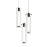 Bari 15W 3 LED Round Pendant 15 Inch Tall and 18 Inch Wide by AFX - BRIP04LAJUDRND3