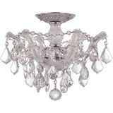 Maria Theresa 3 Light 13.5 Inch Wide Semi Flush Mount by Crystorama - 4430