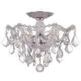Maria Theresa 3 Light 13.5 Inch Wide Semi Flush Mount by Crystorama - 4430