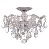 Maria Theresa 3 Light 13.5 Inch Wide Semi Flush Mount by Crystorama - 4430