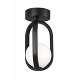 Milan 12W 1 LED Flush Mount 14.25 Inch Tall and 7.38 Inch Wide by AFX - MLNC07LAJUD