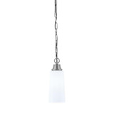 1 Light Chain Hung Pendant 12.75 Inch Tall and 5.25 Inch Wide by Toltec - 31-1275-525