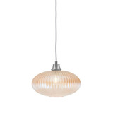 1 Light Cord Hung Pendant 8.75 Inch Tall and 12 Inch Wide by Toltec - 32-875-12