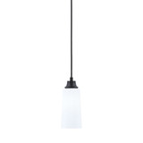 1 Light Cord Hung Pendant 12 Inch Tall and 5 Inch Wide by Toltec - 32-12-5