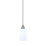 1 Light Cord Hung Pendant 8.75 Inch Tall and 4.5 Inch Wide by Toltec - 32-875-45