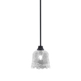 1 Light Stem Hung Pendant 8.75 Inch Tall and 7 Inch Wide by Toltec - 33-875-7