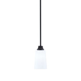 1 Light Stem Hung Pendant 9 Inch Tall and 4.5 Inch Wide by Toltec - 33-9-4.5