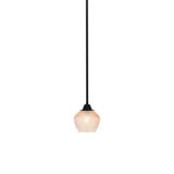Paramount 1 Light Stem Hung Mini Pendant 6.5 Inch and 6 Inch Wide by Toltec - 3401-4623