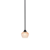 Paramount 1 Light Stem Hung Mini Pendant 6.5 Inch and 6 Inch Wide by Toltec - 3401-4623