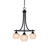 Paramount 3 Light Downlight Chandelier 22.75 Inch X 17 Inch Wide by Toltec - 3413-4623