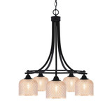 Paramount 5 Light Dome DownLight Dome Chandelier 25.75 X 24 Inch by Toltec - 3415-4613