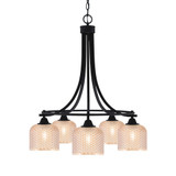 Paramount 5 Light Dome DownLight Dome Chandelier 25.75 X 24 Inch by Toltec - 3415-4613