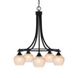 Paramount 5 Light Downlight Chandelier 25.75 Inch X 24 Inch Wide by Toltec - 3415-4623