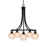Paramount 5 Light Downlight Chandelier 25.75 Inch X 24 Inch Wide by Toltec - 3415-4623