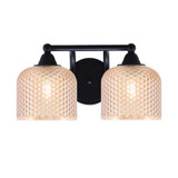 Paramount 2 Light Dome Bath Bar 7.5 Inch Tall X 14.25 Inch Length by Toltec - 3422-4613