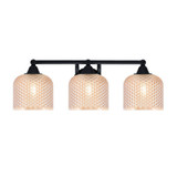 Paramount 3 Light Dome Bath Bar 7.5 Inch Tall X 22.75 Inch Length by Toltec - 3423-4613