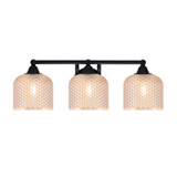 Paramount 3 Light Dome Bath Bar 7.5 Inch Tall X 22.75 Inch Length by Toltec - 3423-4613