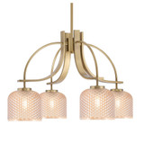 Cavella 4 Light Dome DownLight Dome Chandelier 16.25 X 25 Inch by Toltec - 3924-4613