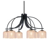 Cavella 6 Light Downlight Chandelier 18.5 Inch X 32.5 Inch Length by Toltec - 3926-4613