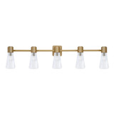 Everleigh 5 Light Bath Vanity 11.25 Inch Tall X 46.5 Inch Length by Toltec - 4825