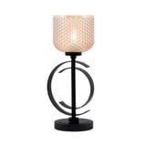 1 Light Dome Accent Lamp 16.75 Inch Tall and 7.25 Inch Wide by Toltec - 56-4613