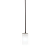 Apollo 1 Light Stem Hung Mini Pendant 7.25 Inch and 4 Inch Wide by Toltec - 573-725-4