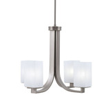 Apollo 4 Light Uplight Chandelier 18.25 Inch and 21.25 Inch Wide by Toltec - 574-4UC