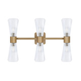Everleigh 6 Light Bath Vanity 17.25 Inch Tall and 25 Inch Length by Toltec - 4826