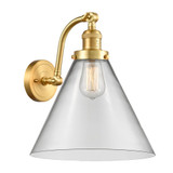 Cone 100W 1 LED Adjustable Wall Sconce 14 and 12 Inch Wide by Innovations - 515-1W-G4-L-LED