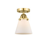Cone 100W 1 LED Semi Flush Mount 9.25 and 6.25 Inch Wide by Innovations - 288-1C-G6-LED