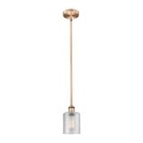 Cobbleskill 1 Light Stem Hung Mini Pendant 8.5 X 5 Inch Wide by Innovations - 616-1S-G11
