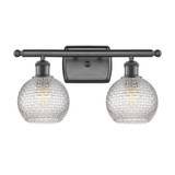 Athens 2 Light Bath Vanity 9.13 Inch Tall X 15.88 Inch Wide by Innovations - 516-2W-G122C-6