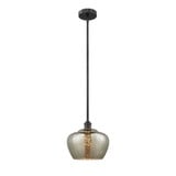 Fenton 1 Light Stem Hung Mini Pendant 10.25 and 11 Inch Wide by Innovations - 616-1S-G9-L