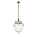 Bullet 1 Light Stem Hung Mini Pendant 16 and 12 Inch Wide by Innovations - 201S-G66-12