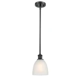 Castile 100W 1 LED Mini Pendant 9 Inch Tall and 6 Inch Wide by Innovations - 516-1S-G38-LED