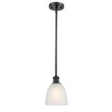Castile 100W 1 LED Mini Pendant 9 Inch Tall and 6 Inch Wide by Innovations - 516-1S-G38-LED