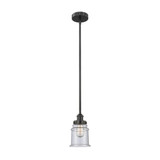 Canton 1 Light Stem Hung Mini Pendant 9.63 and 6 Inch Wide by Innovations - 616-1SH-G18