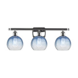 Brookhaven Globe 3 Light Bath Vanity 11.13 X 27.88 Inch Wide by Innovations - 516-3W-G483-8